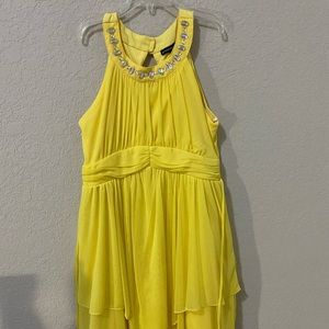 yellow kids dress